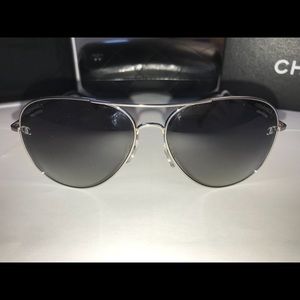 Original CHANEL Aviator Pilot Sunglasses